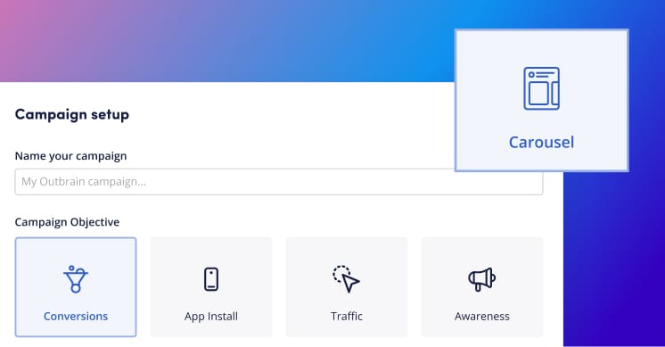 SME Campaign Creation Step 1